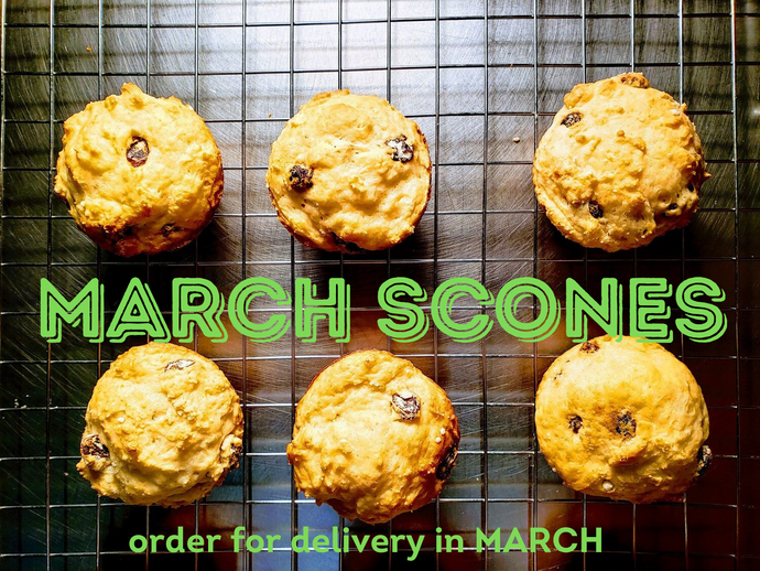 Mary O's Irish Soda Bread Scones: Shipped in MARCH !