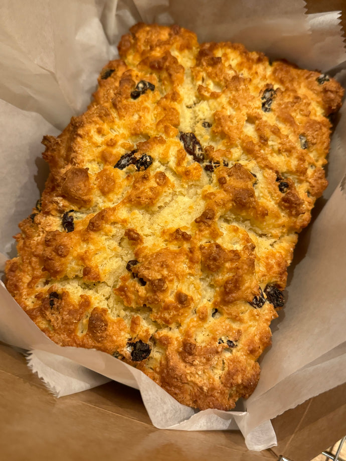 Irish Soda Bread Loaf with currants